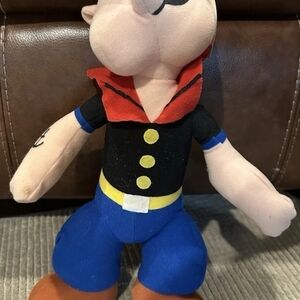 Popeye The Sailor Plush Toy with Blue Pants